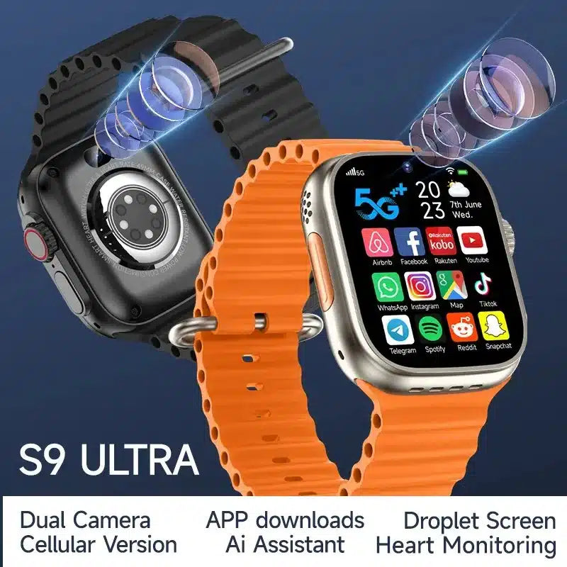 S9 Ultra 4G Dual Camera Watch - WEE HUB 